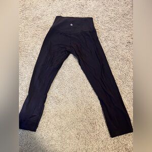 Dark brown Lululemon Align Crops -EUC